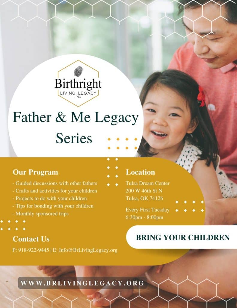 Dad Legacy Program Father & Me Legacy - Birthright Living Legacy